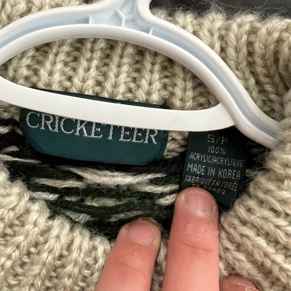 Knitted sweater real wool - Picture 2 of 2